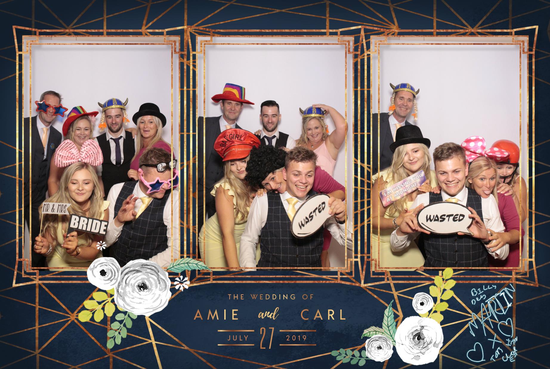 Carl and Amie's Wedding | View more photos from the event at gallery.myphotoboothexperience.co.uk/u/MyPhotoBoothExperienceLtd/Carl-and-Amies-Wedding